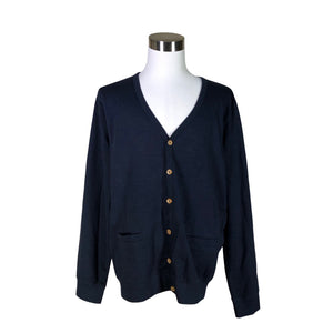 Unisex Solid - Cardigan, size XL - Blue (1)