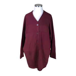 Unisex Gudrun Sjöden - Cardigan, size 48 - Wine red (1)