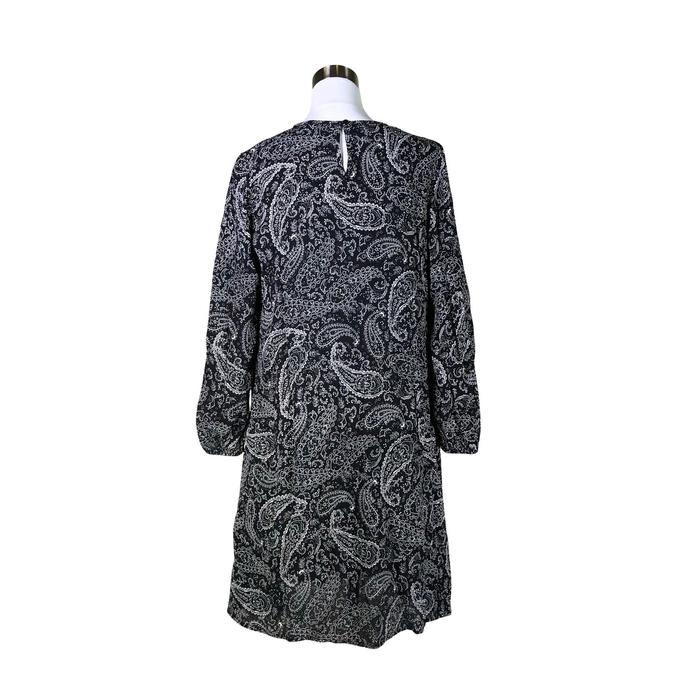 Unisex Your Face - Schiffon dress, size 36 - Black (2)