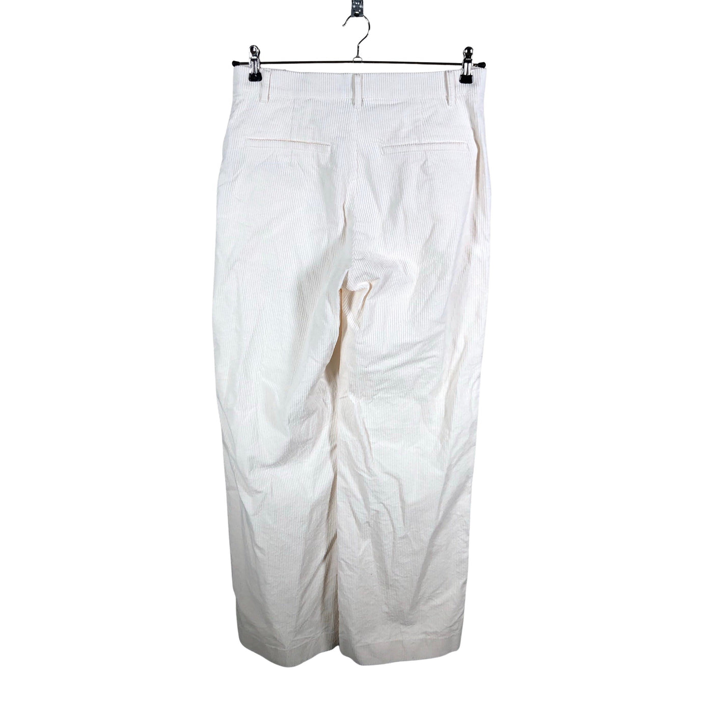 Unisex Lindex - Velvet pants, size 40 - Natural white (2)