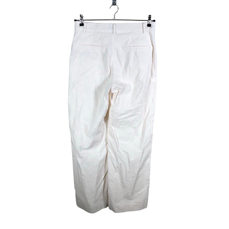 Unisex Lindex - Velvet pants, size 40 - Natural white (2)