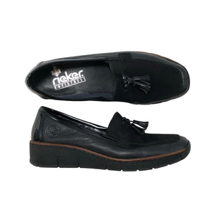 Unisex Rieker - Loafers, size 40 - Black (1)