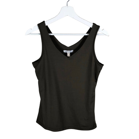Unisex Steilmann - Tricot tank top, size 34 - Brown ()