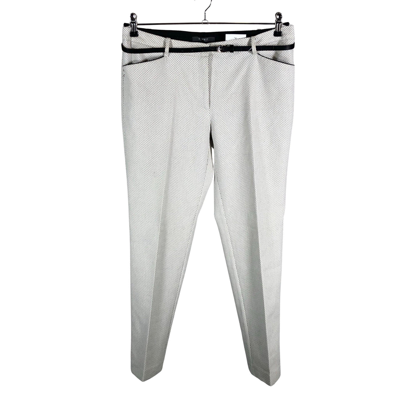 Unisex Esprit - Straight leg trousers, size 38 - Natural white (1)
