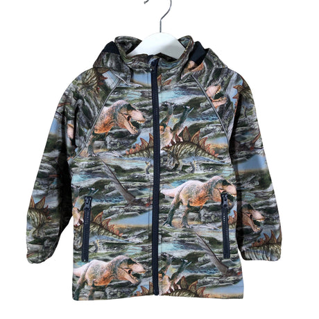 Unisex Name It - Soft shell jacket, size 98 - 104 - Gray ()