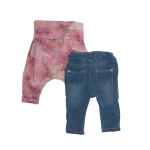 Unisex Lenne - Tricot pants, size 56 - 62 - Light pink (2)