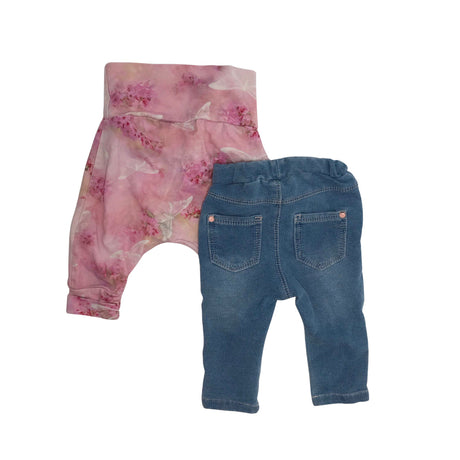 Unisex Lenne - Tricot pants, size 56 - 62 - Light pink (2)