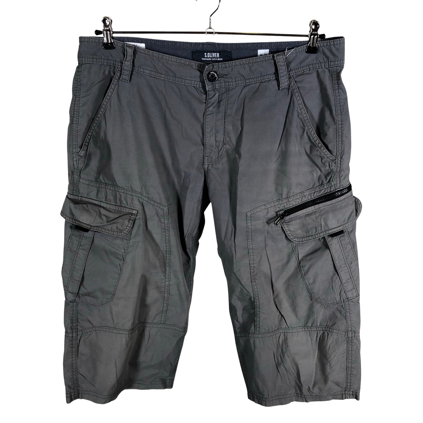 Unisex s.Oliver - Shorts, size W34 - Gray (1)