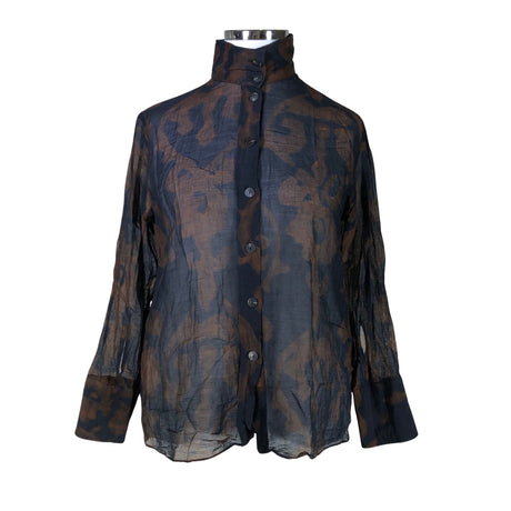 Unisex Massimo Dutti - Blouse, size 42 - Brown ()