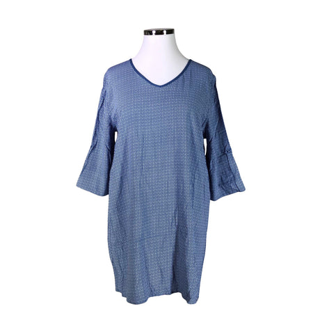 Unisex Soyaconcept - Schiffon tunic, size 44 - Blue ()