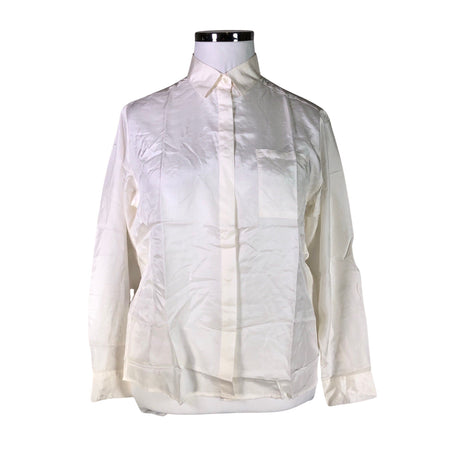 Unisex Stockmann Silk - Blouse, size 42 - Natural white ()