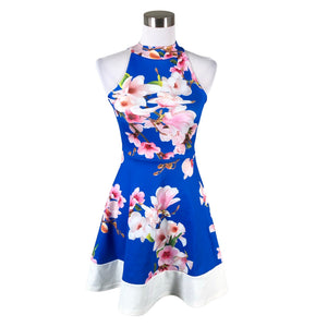 Unisex Evita - Tricot dress, size 34 - Blue (1)