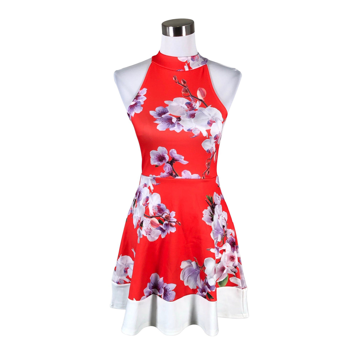 Unisex Evita - Tricot dress, size 34 - Red (1)
