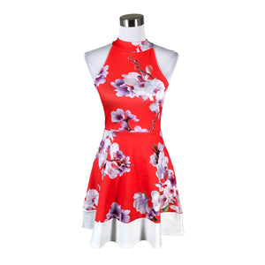 Unisex Evita - Tricot dress, size 34 - Red (1)