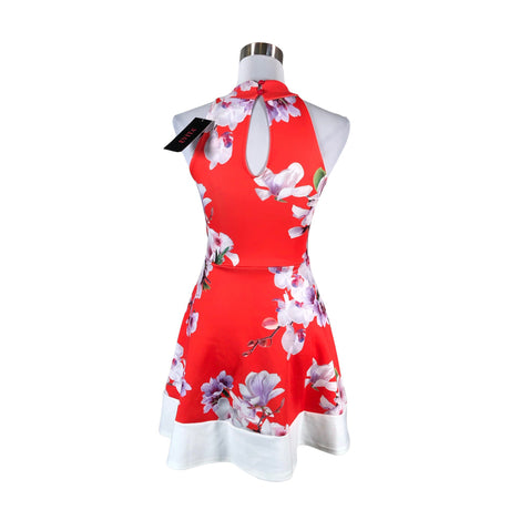 Unisex Evita - Tricot dress, size 34 - Red (2)