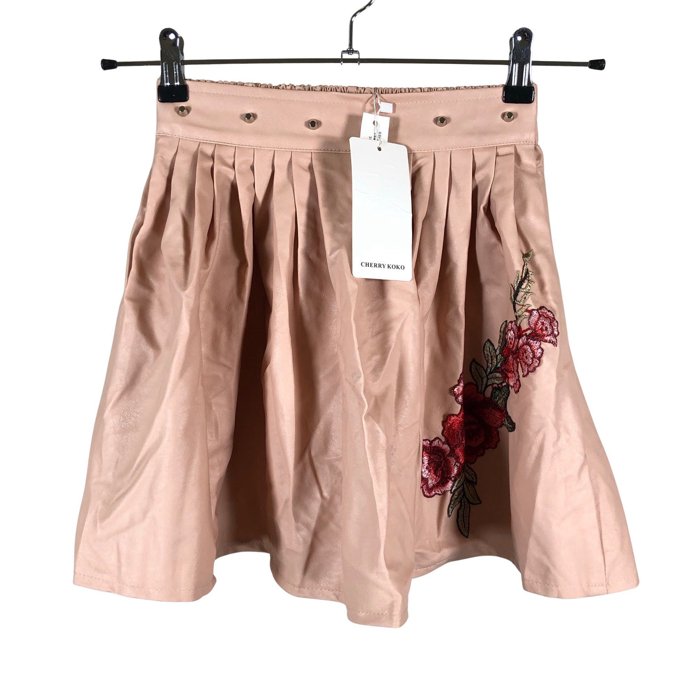 Unisex Cherry Koko - Leather skirt, size 32 - Light pink (1)