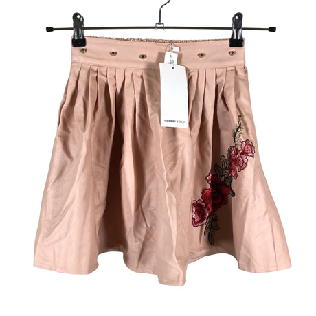 Unisex Cherry Koko - Leather skirt, size 32 - Light pink ()