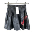 Unisex Cherry Koko - Leather skirt, size 32 - Black ()