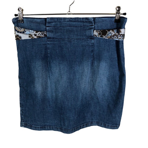 Unisex Benetton - Denim skirt, size 38 - Blue (2)