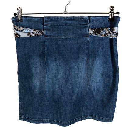 Unisex Benetton - Denim skirt, size 38 - Blue (2)