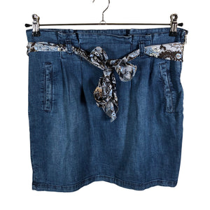 Unisex Benetton - Denim skirt, size 38 - Blue (1)