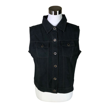 Unisex O.I.S - Denim vest, size 38 - Gray ()