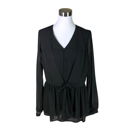 Unisex Monton - Blouse, size 40 - Black ()