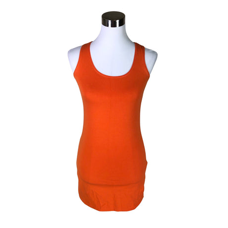 Unisex Your Face - Tricot tank top, size 34 - Orange ()