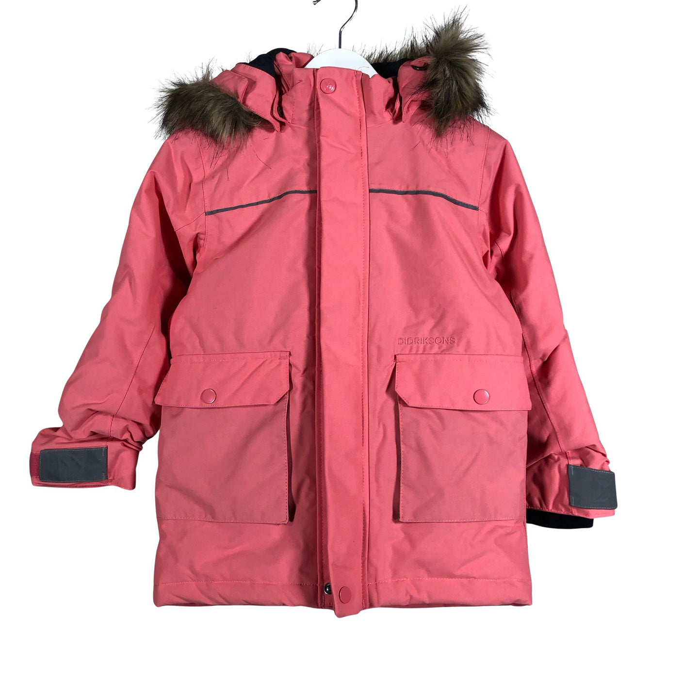 Unisex Didriksons - Winter jacket, size 116 - 122 - Pink (1)