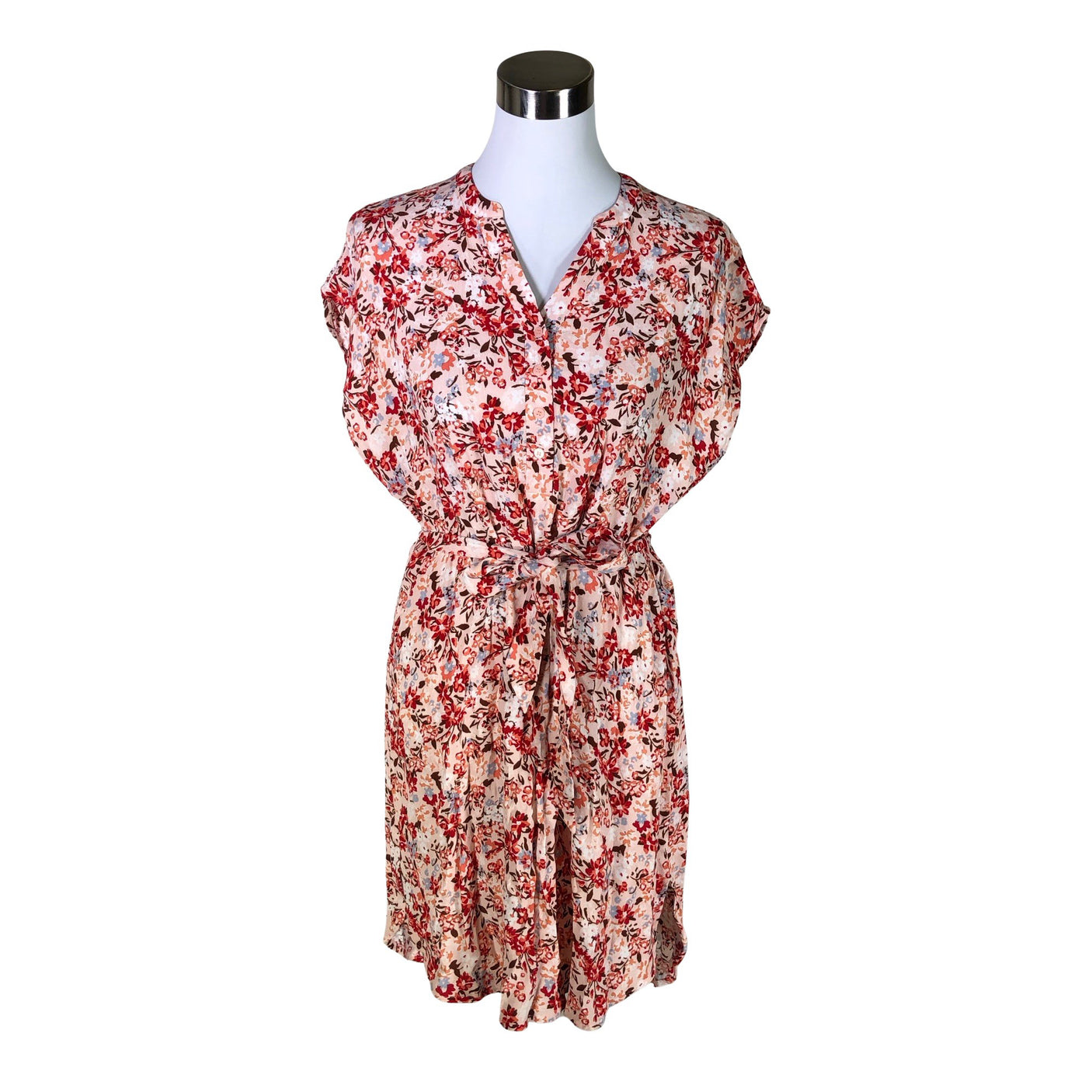 Unisex Esprit - Schiffon dress, size 38 - Light pink (1)