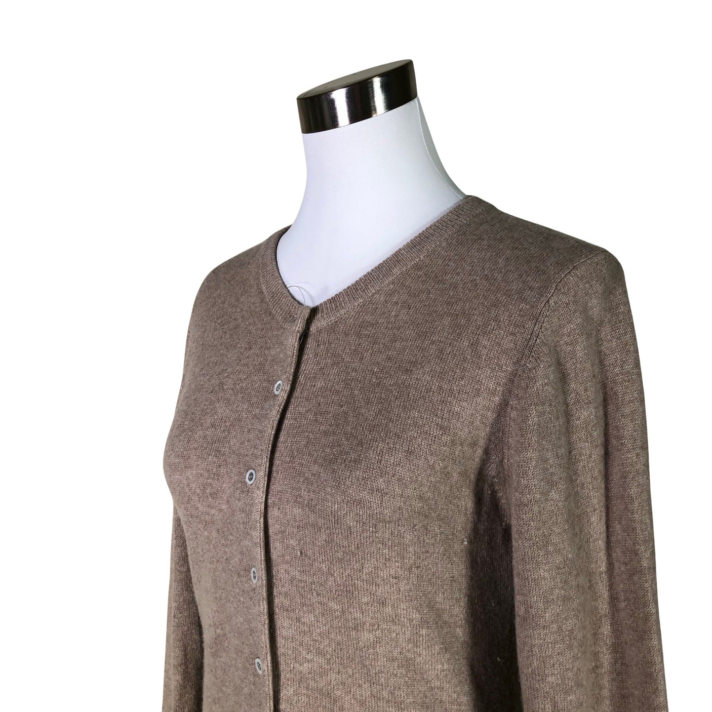 Unisex Soft Goat - Cardigan, size 36 - Brown (3)