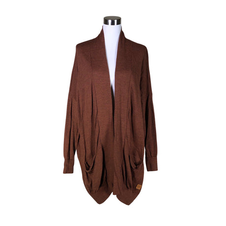 Unisex Utua - Cardigan, size 38 - Brown ()
