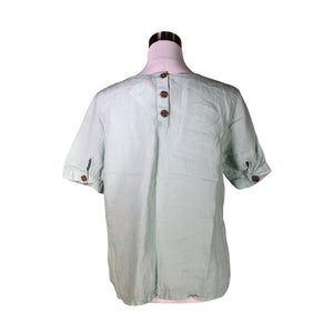 Unisex Esprit - Short-sleeved blouse, size 40 - Green (2)