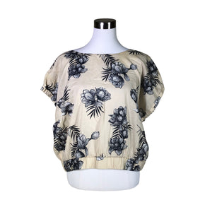 Unisex Marc O'Polo - Short-sleeved blouse, size 40 - Beige (1)