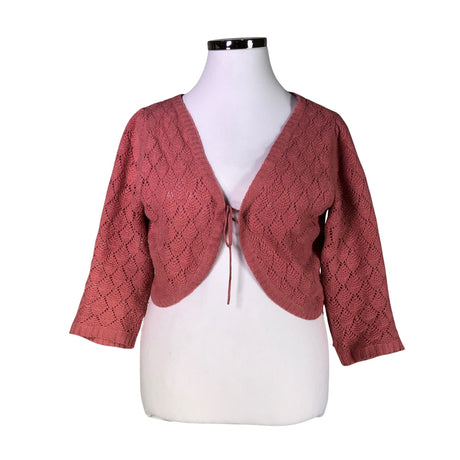 Unisex Nanso - Knit bolero jacket, size 42 - Light pink ()