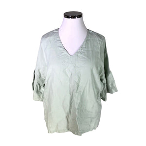 Unisex Nanso - Short-sleeved blouse, size 44 - Green (1)