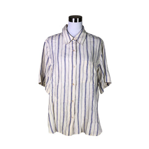 Unisex Arket - Short-sleeved blouse, size 40 - Natural white (1)