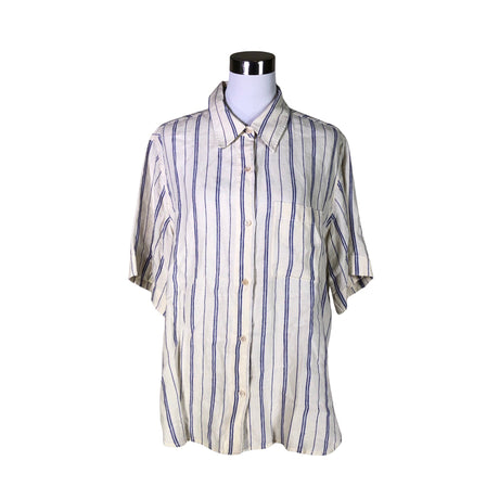 Unisex Arket - Short-sleeved blouse, size 40 - Natural white ()