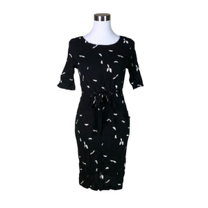 Unisex Selected - Schiffon dress, size 36 - Black (1)