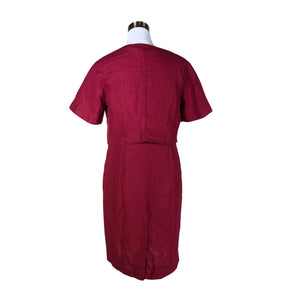 Unisex Intermezzo - Dress, size 38 - Wine red (2)
