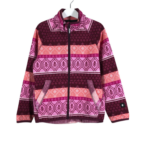 Unisex Reima - Fleece jacket, size 110 - 116 - Wine red ()
