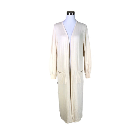 Unisex Cream - Cardigan, size 40 - Beige ()