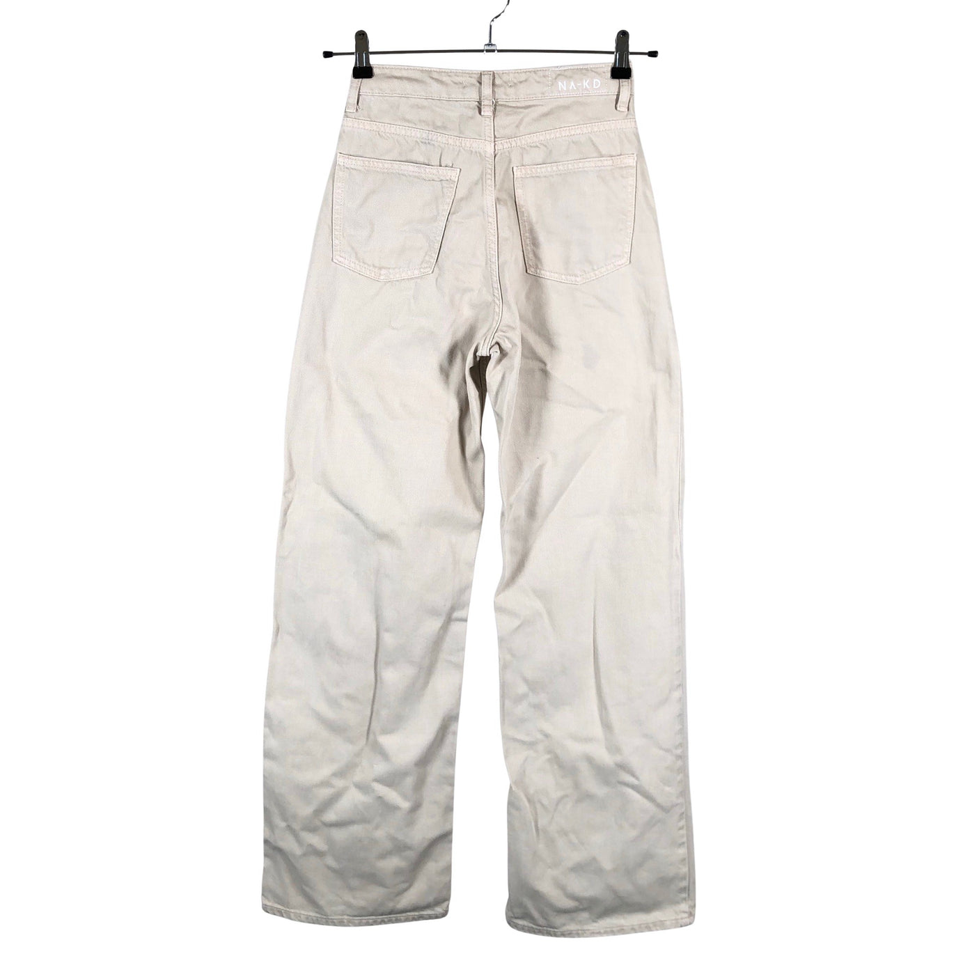 Unisex Na-KD - Jeans, size 34 - Beige (2)