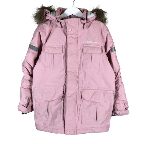 Unisex Didriksons - Winter jacket, size 128 - 134 - Light pink ()