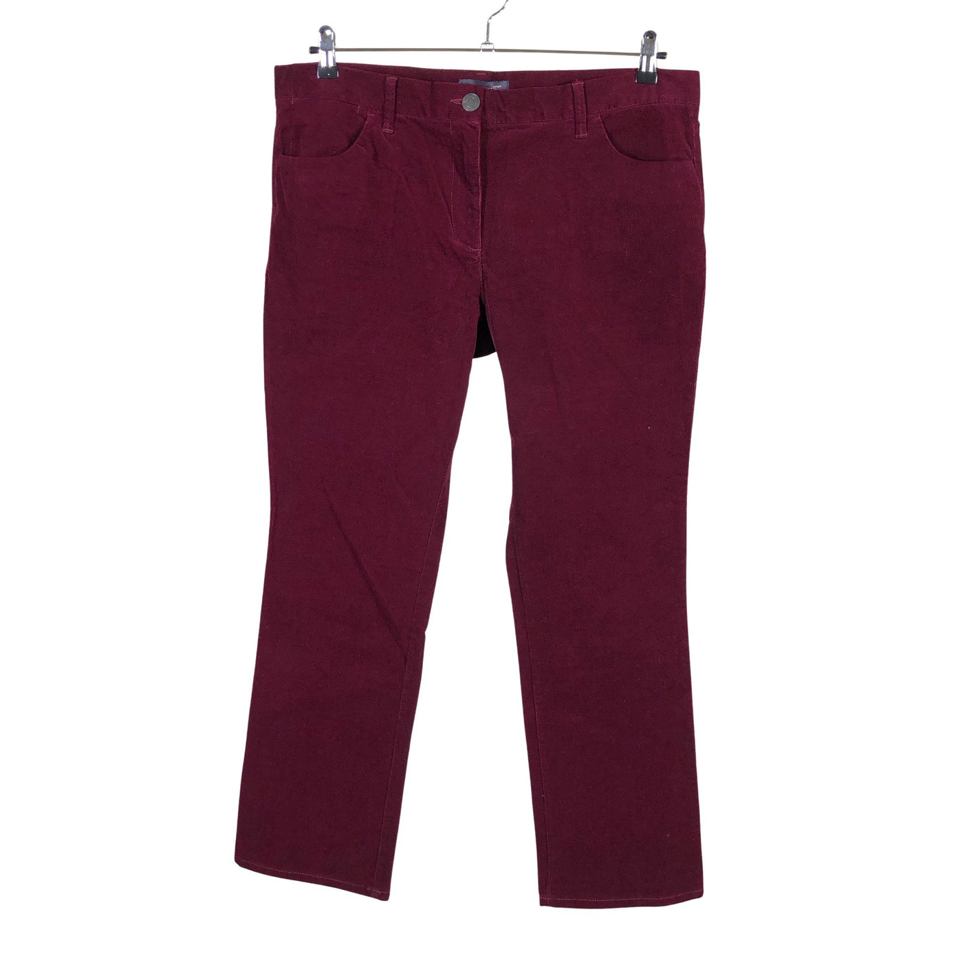 Unisex Marks&Spencer - Velvet pants, size 44 - Wine red (1)