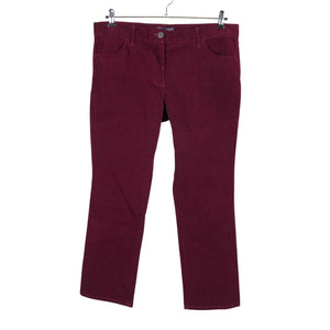 Unisex Marks&Spencer - Velvet pants, size 44 - Wine red (1)