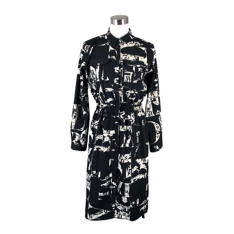 Unisex Topshop - Schiffon dress, size 40 - Black ()