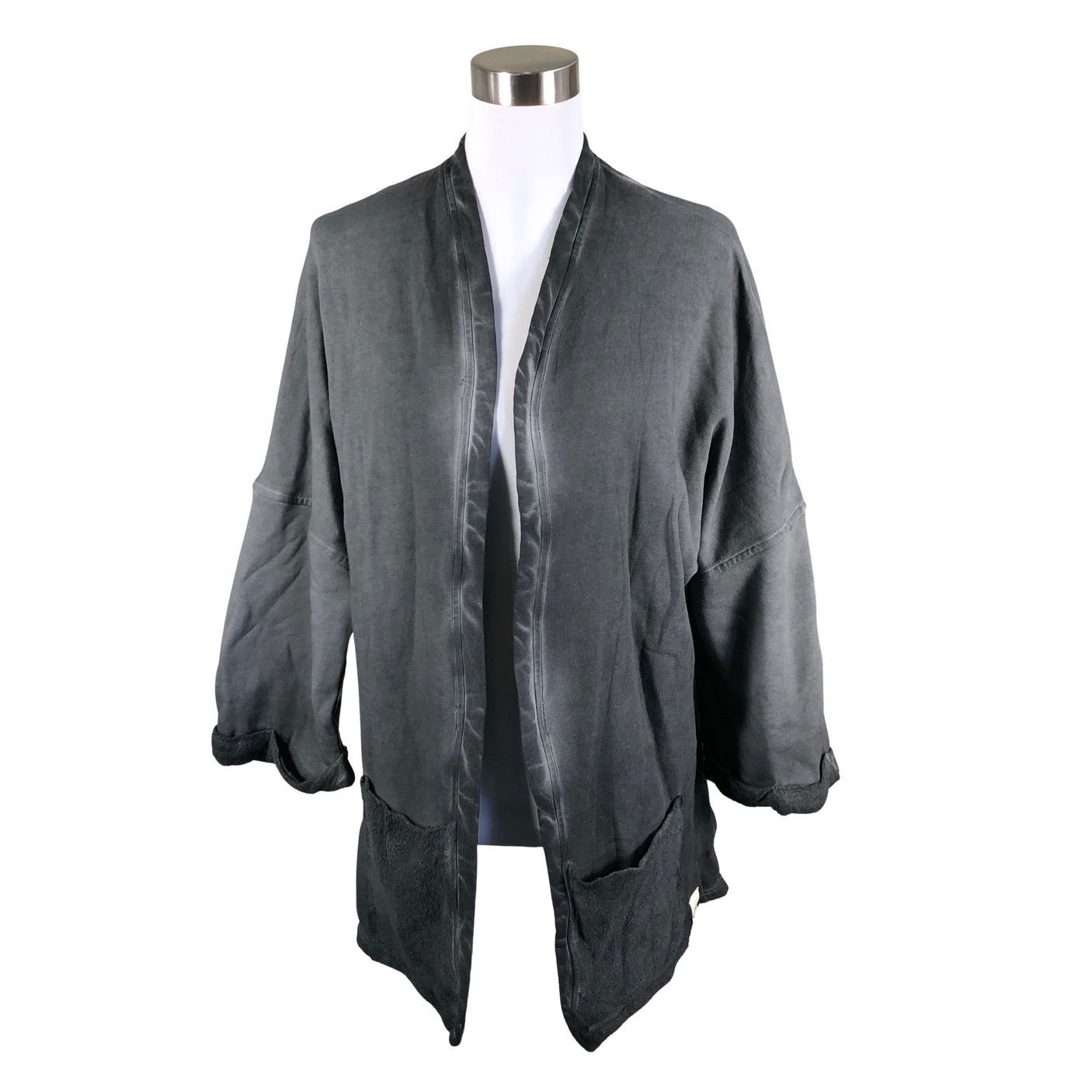 Unisex Cotton Candy - Sweat jacket, size 36 - Gray (1)