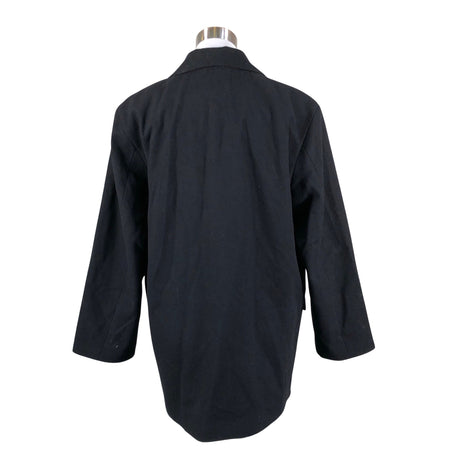 Unisex Weekday - Wool coat, size 40 - Black (2)