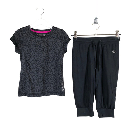Unisex Soc - Sports shirt, short sleeve, size 122 - 128 - Gray ()
